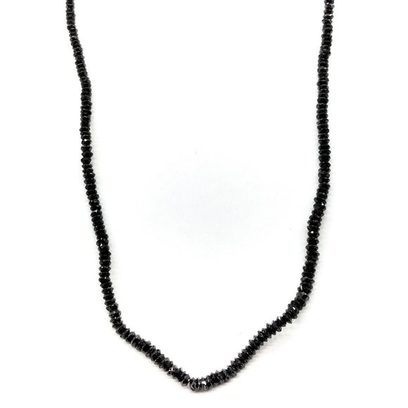 Jewelry Necklace Blackdiamond 25.12ct White Gold 3708369